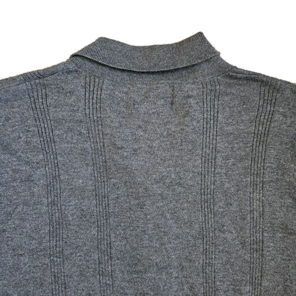 Goodfellow & Co Gray Knit Button Cardigan Sweater Short Sleeve Collared S NWT - Picture 4 of 9